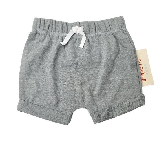 Baby Knit Pull-On Shorts Cat & Jack Gray 3-6M NEW - Picture 1 of 2